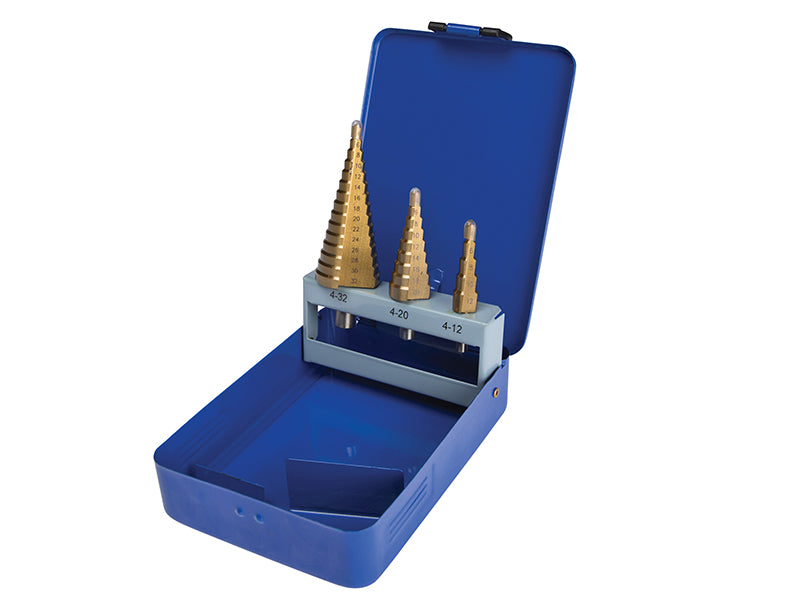 Step Drill Set 4-32mm  3 Piece                                                  