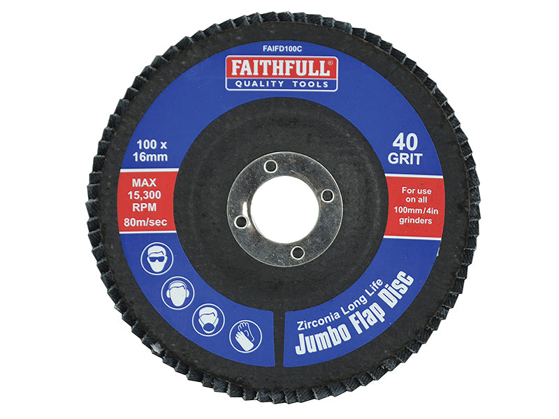 Abrasive Jumbo Flap Disc 127mm Medium
