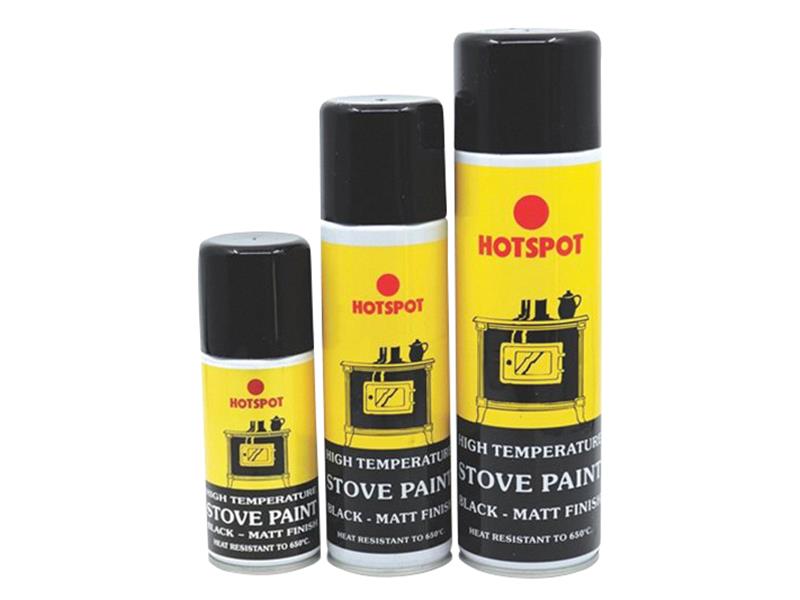 Spray Stove Paint Matt Black 450ml                                              