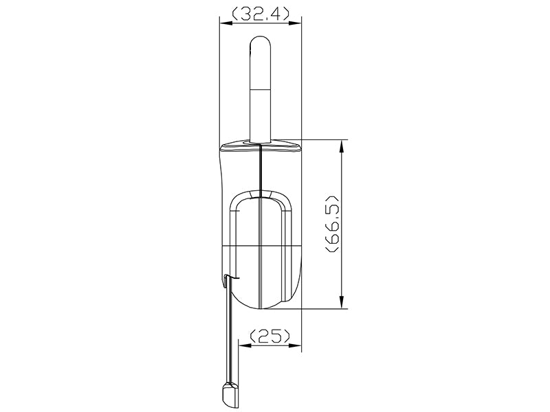 Combi Padlock with Slide Cover 50mm