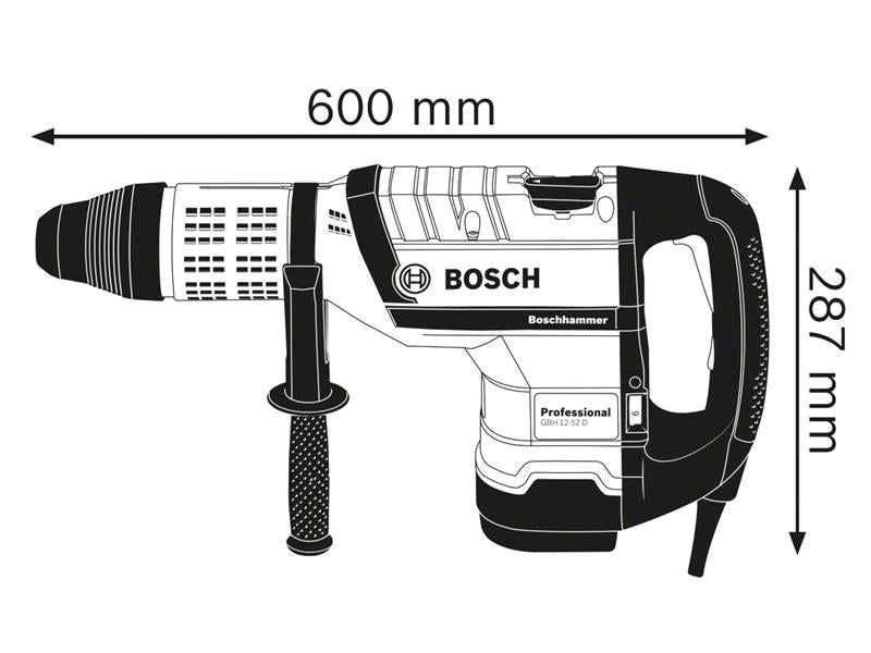 GBH 12-52 D SDS-Max Professional Rotary Hammer 1700W 110V                       