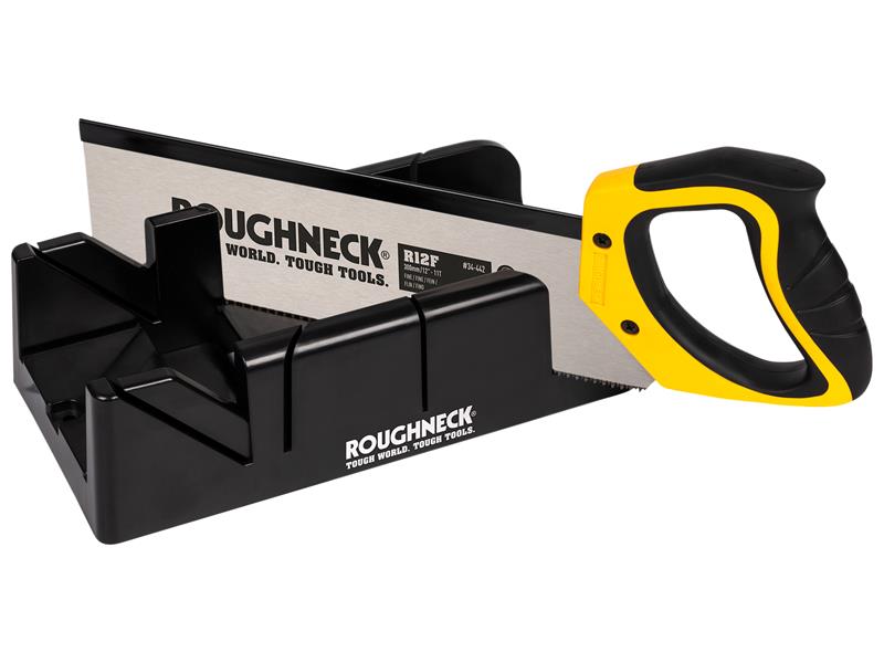 R12F Mitre Box & Hardpoint Tenon Saw Set 300mm (12in) 11 TPI