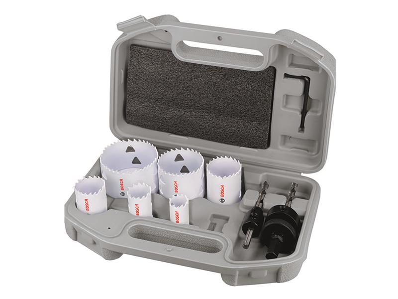 Multi Material Hole Saw Plumbers Set, 9 Piece