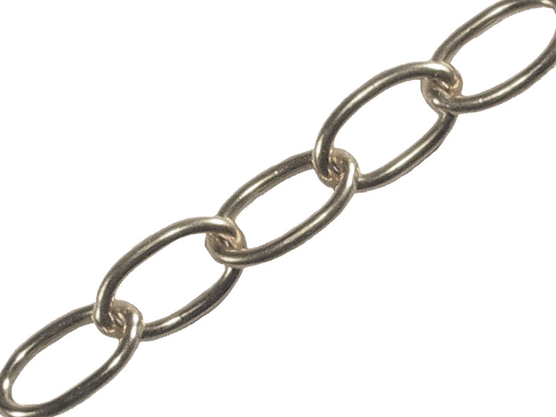 Oval Chain 1.8mm x 10m Chrome                                                   