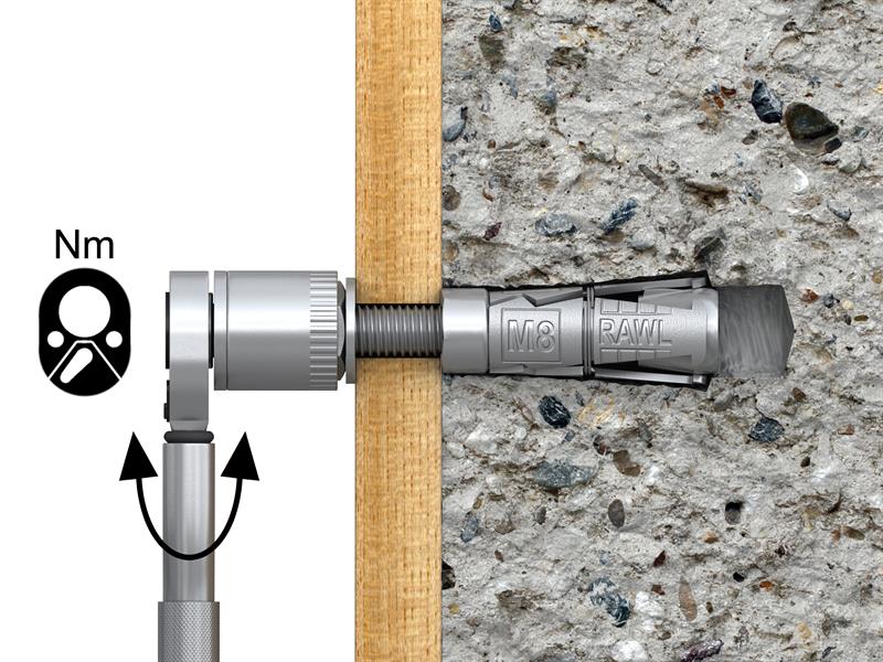 Rawlbolt® Projecting Bolt M8/25P (Bag 5)