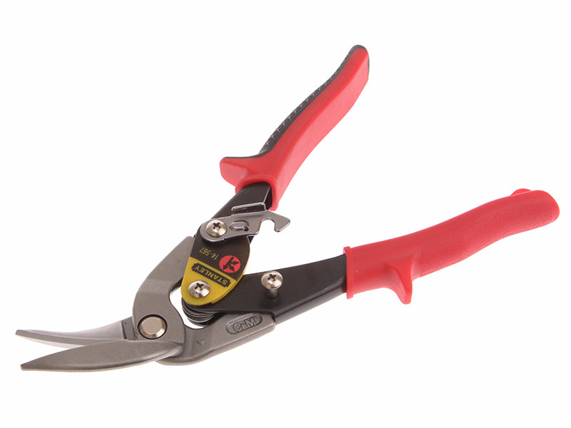 Yellow Aviation Snips & Holster Straight Cut 250mm (10in)