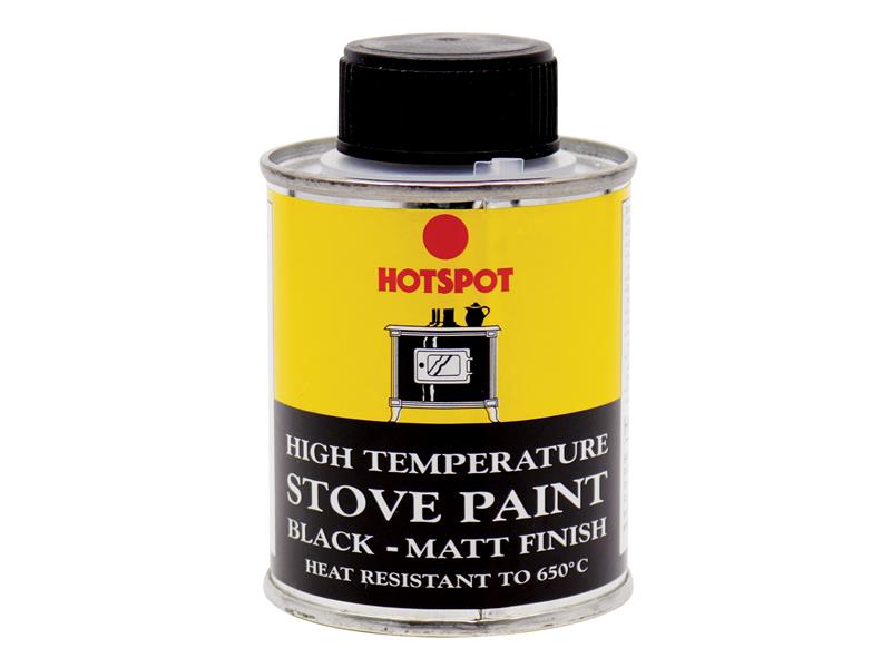 Stove Paint Matt Black 100ml                                                    