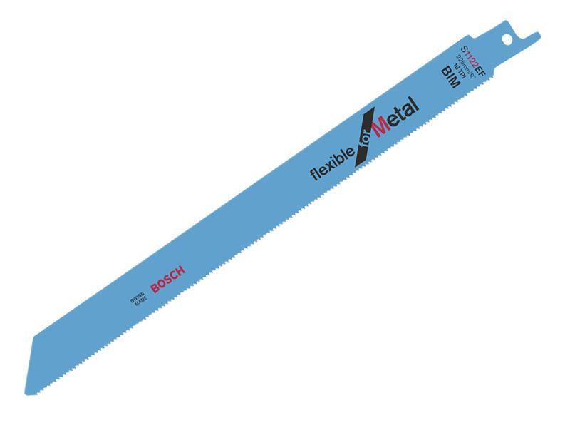 S 1122 EF Flexible for Metal Reciprocating Saw Blade 225mm 18 TPI               