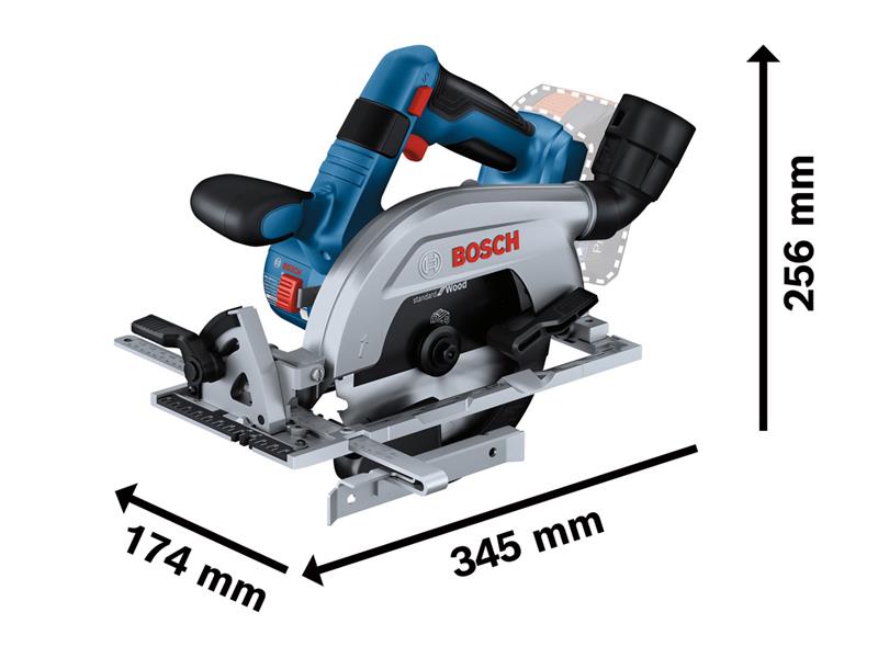GKS 18V-57-2 L Professional Circular Saw 18V Bare Unit                          