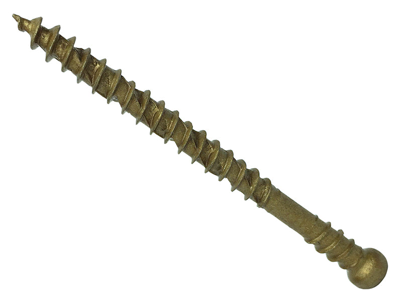 ForgeFast TORX® Compatible Decking Screws Reduced Head Tan 4.5x60 T15 Tub 500