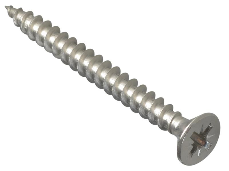 Multi-Purpose Pozi Compatible Screw CSK ST S/Steel 5.0 x 50mm Box 200           
