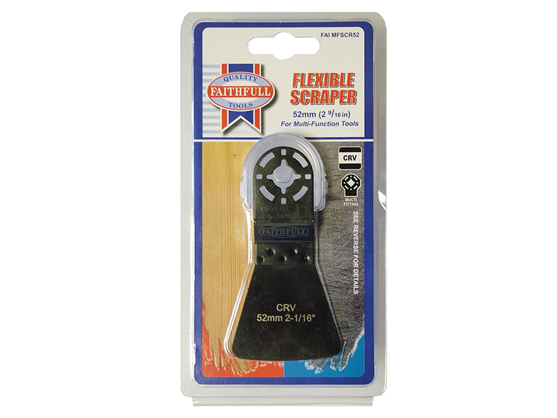 Multi-Functional Tool Flexible CrV Scraper 52mm                                 