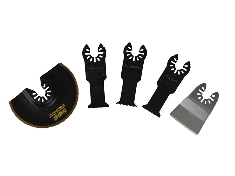 DT20715 Multi-Tool Accessory Blade Set, 5 Piece                                 