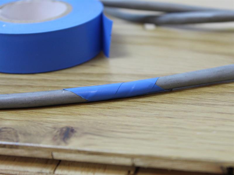 PVC Electrical Tape Blue 19mm x 20m                                             