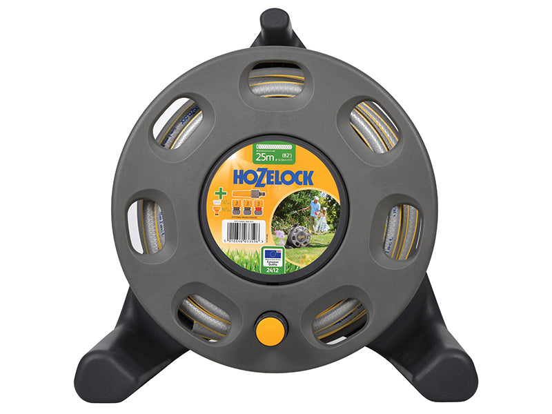 2412 30m Freestanding Compact Hose Reel + 25m of 12.5mm Hose                    