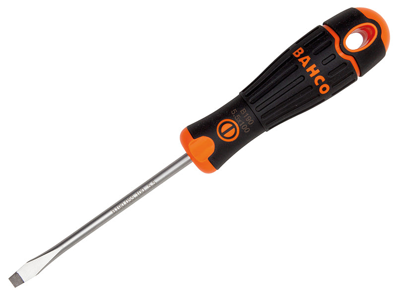 BAHCOFIT Screwdriver Flared Slotted Tip 4.0 x 100mm                             