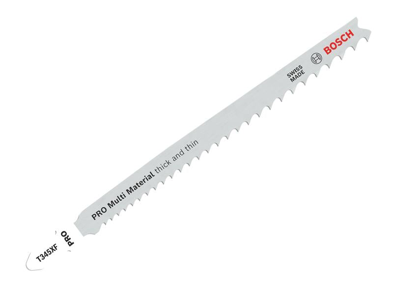PRO Multi Material T345XF Jigsaw Blade 132mm Pack of 5                          