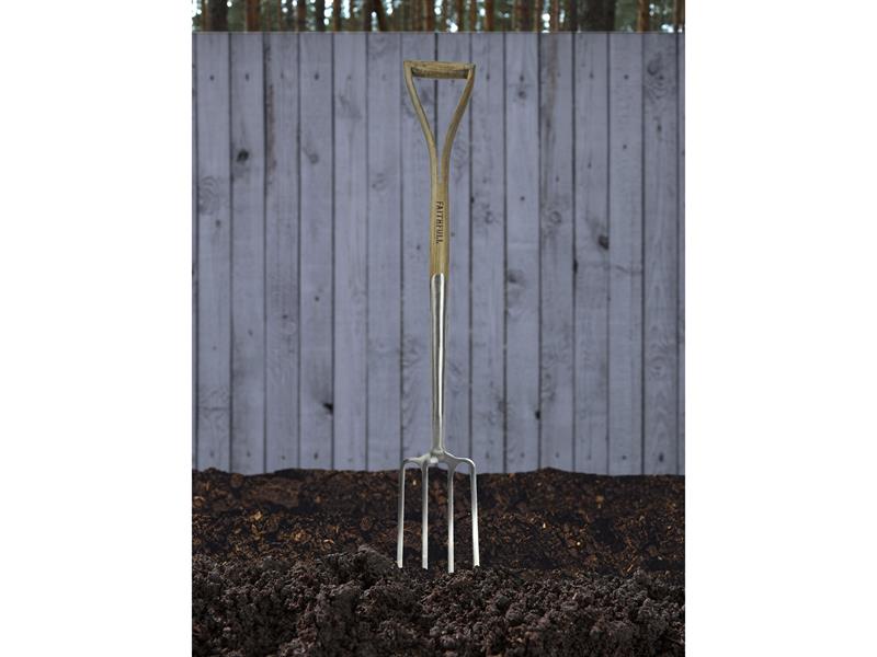 Prestige Stainless Steel Border Fork Ash Handle                                 