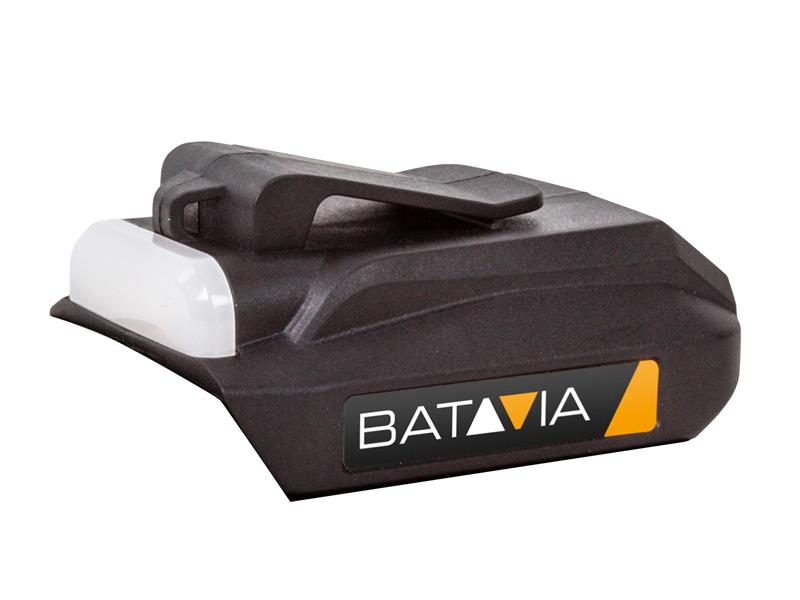 Battery USB Charging Adapter & Flashlight 18V                                   