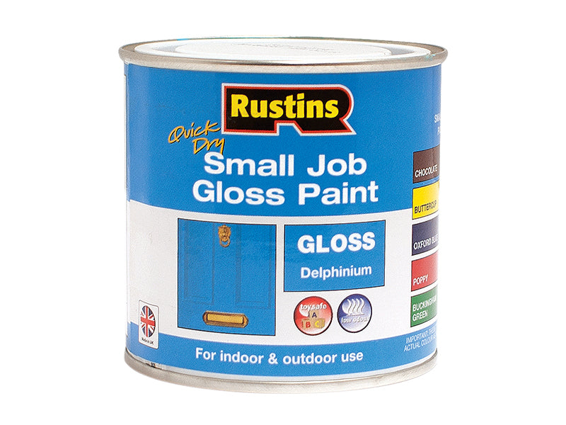 Quick Dry Small Job Gloss Paint White 250ml