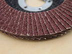 Aluminium Oxide Flap Disc 125 x 22mm Mixed Grit (3 Pack)