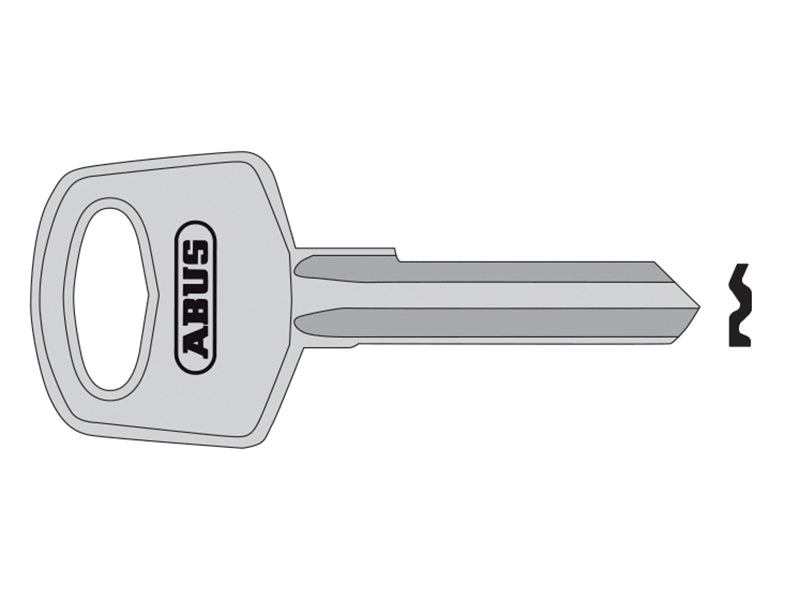 34 Right Hand 6 Pin Key Blank                                                   