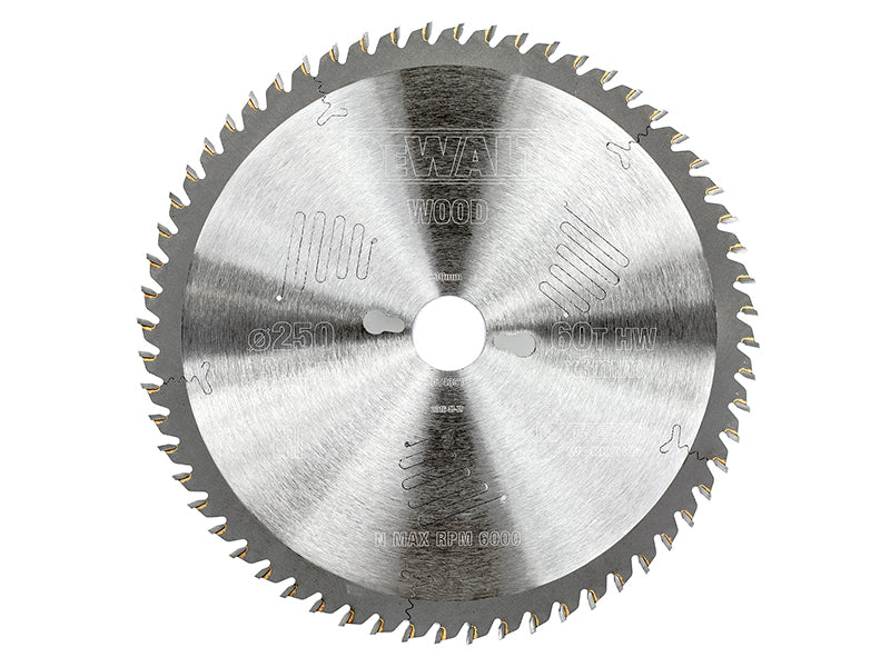 Series 60 Circular Saw Blade 250 x 30mm x 60T                                   