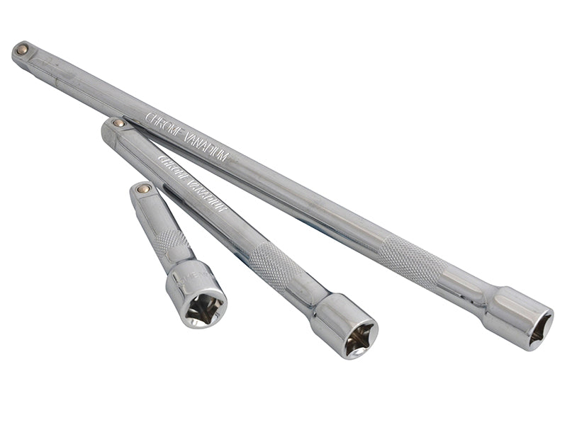 3/8in Square Drive CV Extension Bar Set 3 Piece                                 