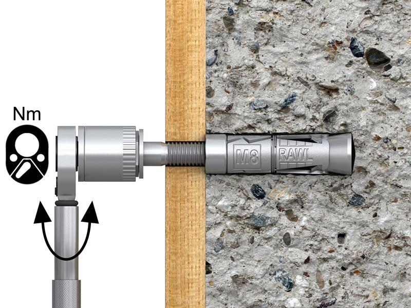 Rawlbolt® Loose Bolt M8/25L (Bag 5)