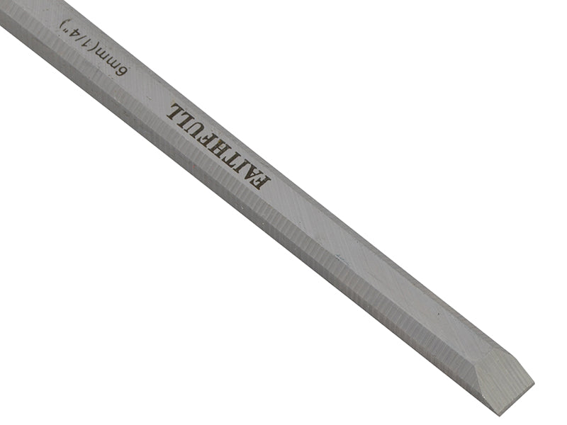Bevel Edge Chisel Blue Grip 6mm (1/4in)                                         