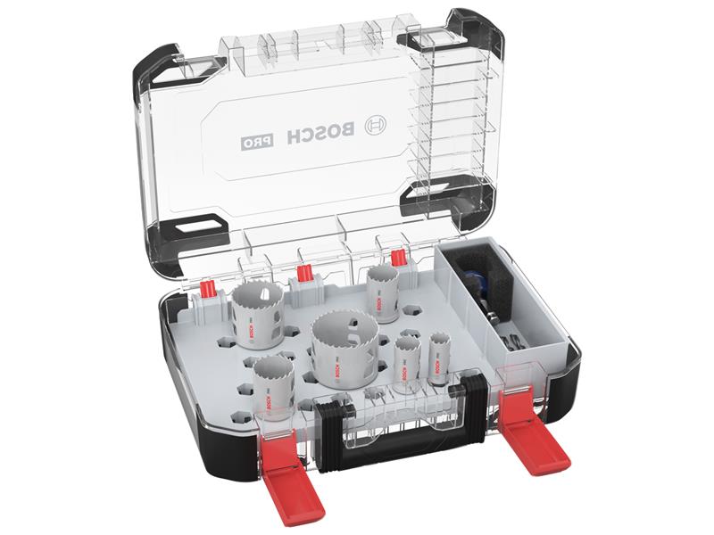 PRO Multi Material PC Plus Hole Saw Set, 9 Piece                                