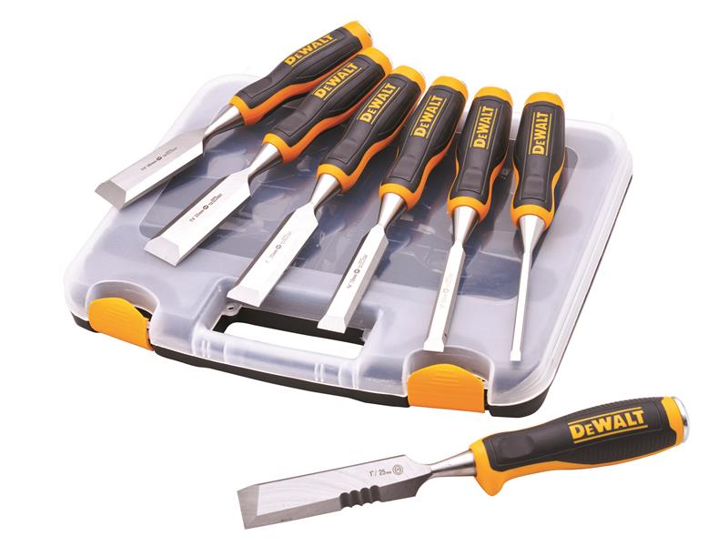 DWHT48305 Chisel Set, 6 Piece + Free Chisel Knife