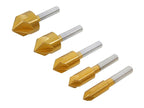 HSS Titanium Countersink Bit Set, 5 Piece                                       