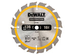 Cordless Construction Trim Saw Blade 136 x 10mm x 16T                           
