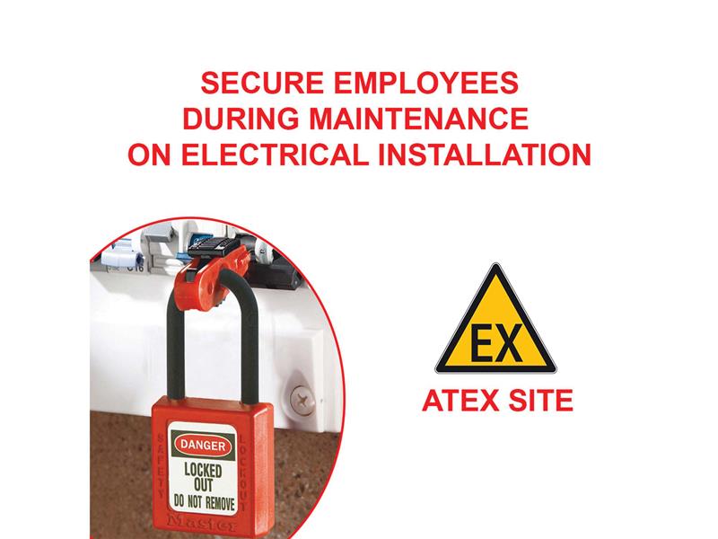 Lockout Padlock – 38mm Body & 6mm Hardened Steel Shackle