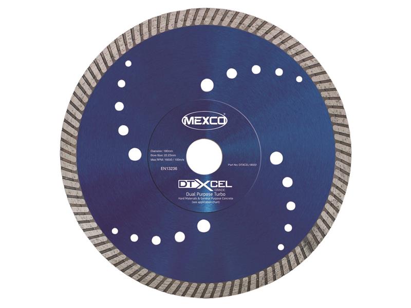 XCEL Grade Dual Purpose Turbo Diamond Blade 350 x 25mm