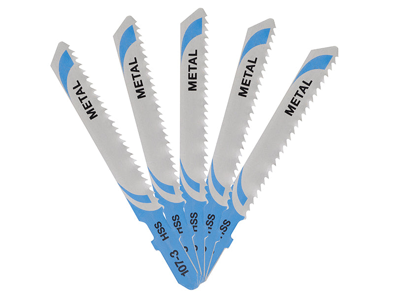 HSS Metal Cutting Jigsaw Blades Pack of 5 T118B                                 