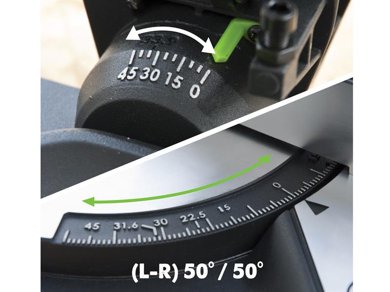 F210CMS TCT Multi-Purpose Compound Mitre Saw 210mm 1200W 240V                   