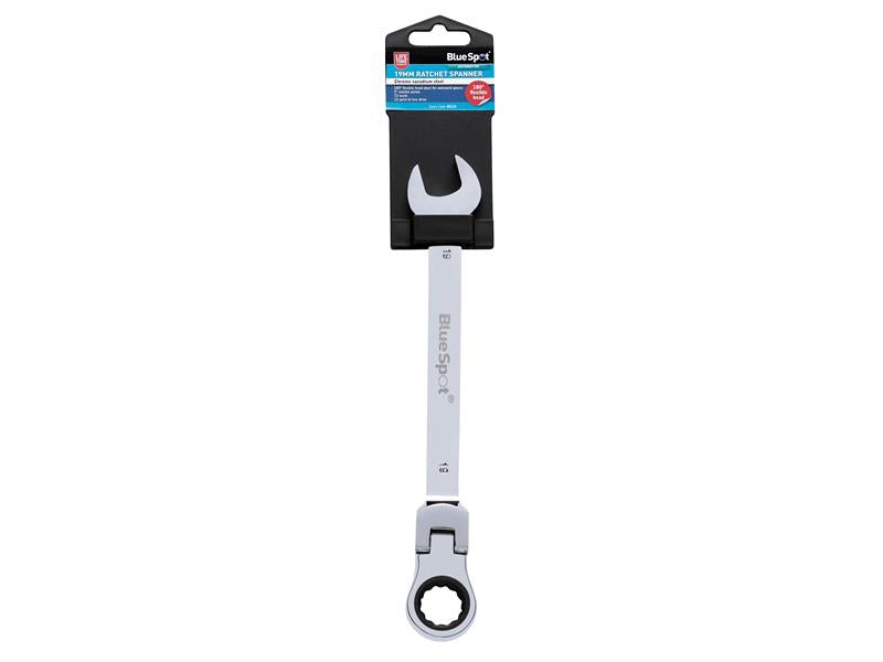 180° Flexible Head Ratchet Spanner 19mm                                         