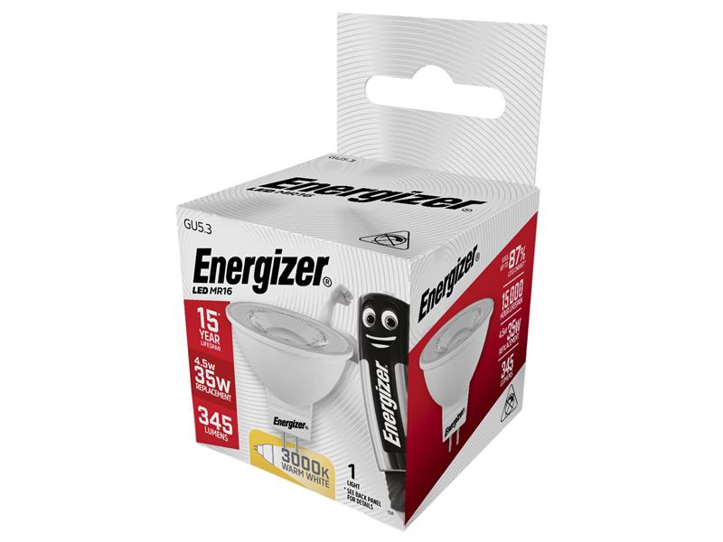 LED GU5.3 (MR16) 36° Non-Dimmable Bulb, Cool White 345 lm 4.5W