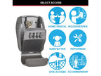 5415E Wall-Mounted Reinforced Key Lock Box Bagged