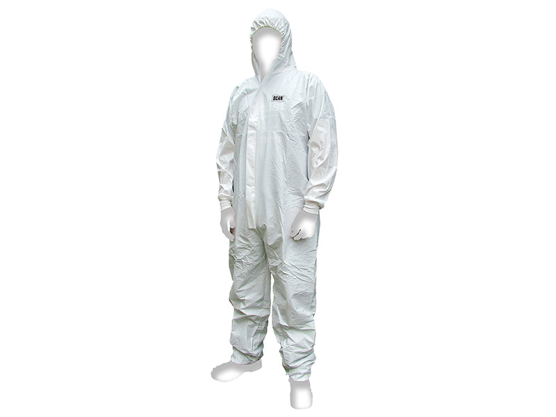 Chemical Splash Resistant Disposable Coverall White Type 5/6 XXL (45-49in)