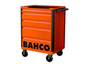 1472K5 26in E72 Storage HUB Tool Trolley with 5 Drawers Orange