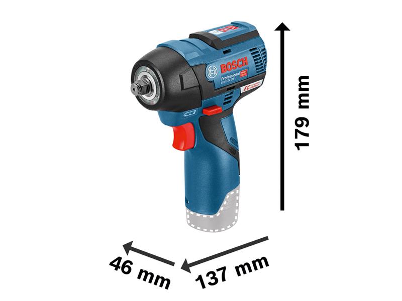 GDR 12V-115 Professional 3/8in Impact Wrench 12V Bare Unit                      