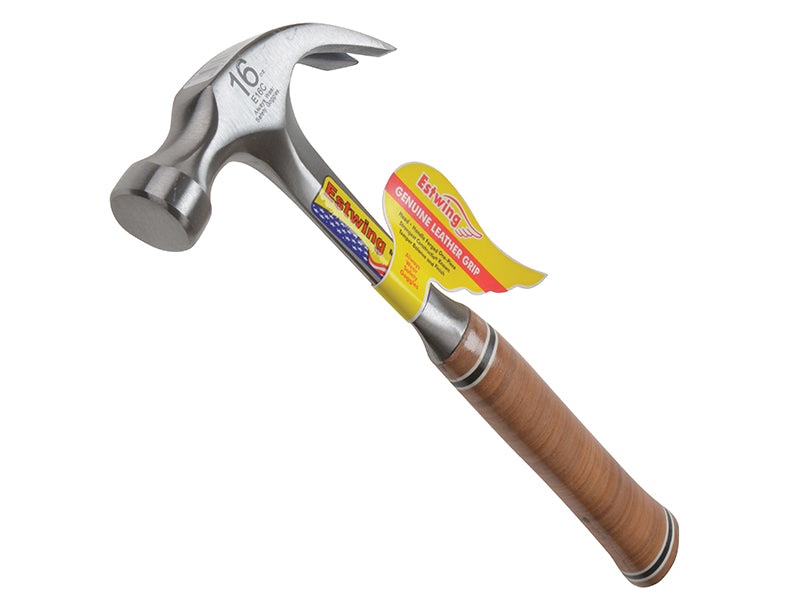 E24C Curved Claw Hammer - Leather Grip 680g (24oz)
