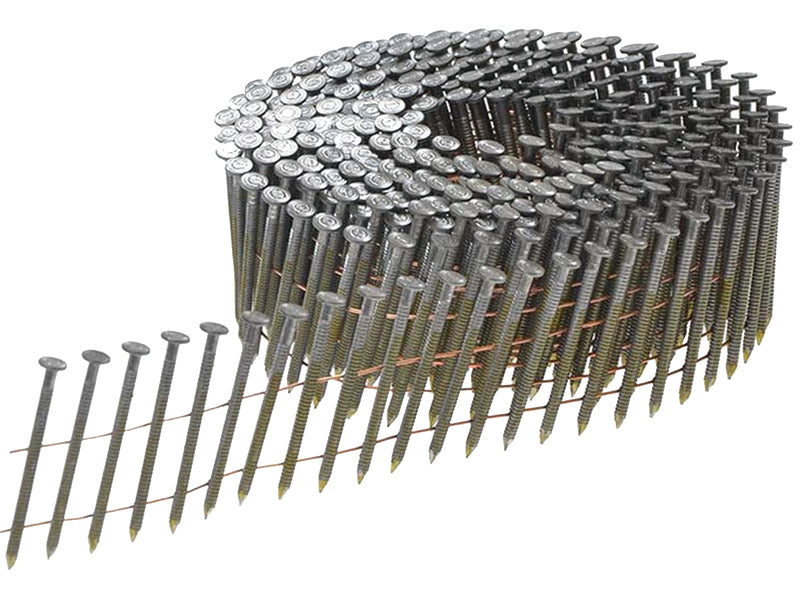 Bright Ring Shank Coil Nails 2.3 x 55mm (Pack 13,200)
