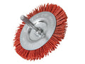 Nylon Wheel Flat 75mm x 6mm Shank                                               