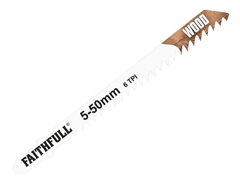 Wood Jigsaw Blades Pack of 5 T301CD