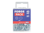 Hexagonal Nuts & Washers ZP M5 ForgePack 40                                     