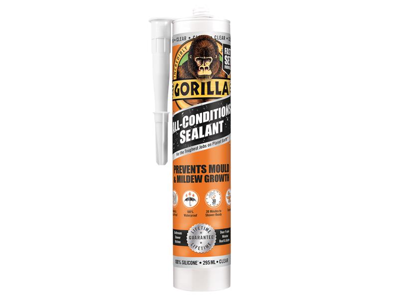 Gorilla All Condition Sealant Clear 295ml                                       